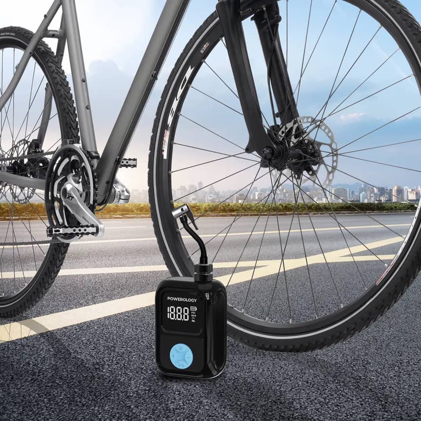 پمپ باد پاورولوژی Powerology Portable Electric Tire Inflator